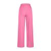 KICILVS Wide Leg Sweatpants Women Women's Sweatpants Y2K Sweatpants Womens Work Pants Elastic Waist Pants for Women Wide Leg Pants for Women Pink view 3