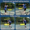 Portable Tennis Rebounder Tennis Practice Wall for Indoor & Outdoor Training Training Equipment Tennis Rebound Net, for Groundstrokes & Volleying Tennis(Size:5.9x11.8ft) view 3