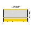 Portable Tennis Rebounder Tennis Practice Wall for Indoor & Outdoor Training Training Equipment Tennis Rebound Net, for Groundstrokes & Volleying Tennis(Size:5.9x11.8ft) view 4