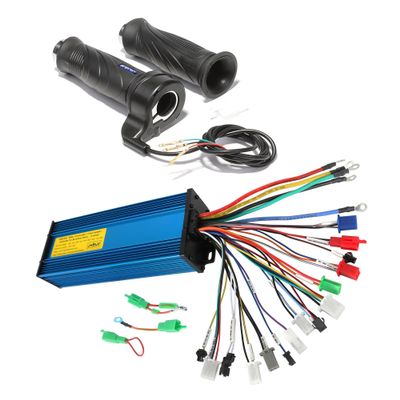 ICONSPORTSS 36V/48V/52V/60V/72V/84V 40A-50A 1000W-2000W-2500W Brushless Motor Controller with Twist Throttle for Electric Scooter Electric Bike Razor Dirt Pit Bike ATV Go Kart Golf Cart