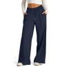 KICILVS Straight Leg Sweatpants for Women Baggy Sweatpants Cute Sweatpants Trousers Pants for Women Track Pants Women Pull On Pants for Women Navy view 1