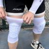 ZODEYI Wrestling Knee Pads Short Knee Sleeve, 2 Pcs Knee Compression Sleeve for Football, Basketball, Volleyball(White_M_2 Pcs) view 3