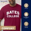 Barnesmith Bates College BAT Bobcats Short Sleeve Adult Unisex T-Shirt, Classic, Garnet, Small view 3