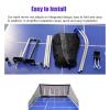Ball Catch Net, Movable Ping Pong Recycle Catcher, Portable Ball Machine Blocking Nets, Multi-Ball Practice Recycling Nets, Table Tennis Collectors, for Single Training,E view 3