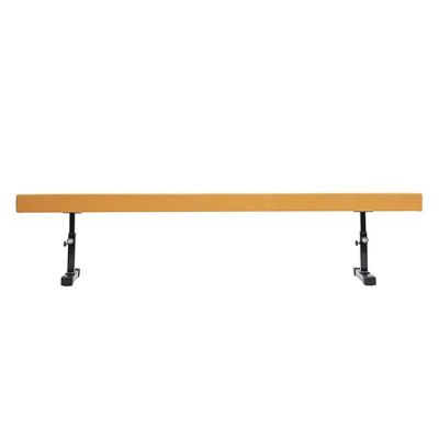 YXXSDP Adjustable Balance Beam for Kids, High and Low Floor Beam Competition Training Gymnastics Beam, Home & Gym Skills Training Beam Bar/Walking Beams(Brown,2.1m/6.9ft Long)