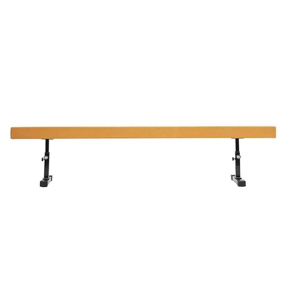 YXXSDP Adjustable Balance Beam for Kids, High and Low Floor Beam Competition Training Gymnastics Beam, Home & Gym Skills Training Beam Bar/Walking Beams(Brown,2.1m/6.9ft Long)