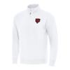 Antigua Men's White Chicago Bears Victory Quarter-Zip Pullover Top view 1