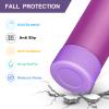 2PCS Diamond Silicone Boot for Owala Water Bottle 24 oz 32 oz 40 oz, Anti-Slip Protective Sleeve for Owala Twist,FreeSip and Flip Stainless Steel Water Bottle, BPA-Free, Dishwasher Safe, Accessories view 3