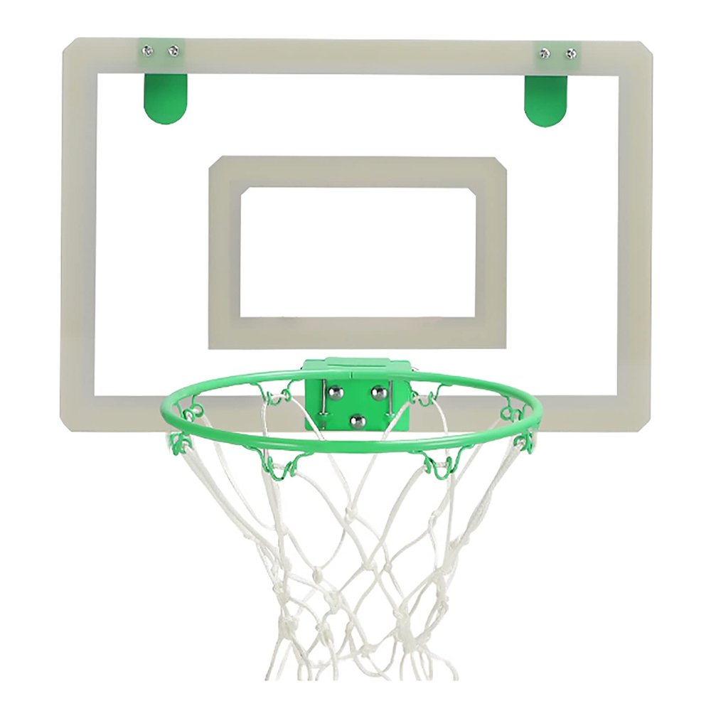 CUIYMXSC Basketball Hoop Stand, Luminous Wall Mount Basketball Stand, Door Hanging Basketball Hoops for Outside, Great Gift Indoor or Outdoor