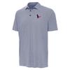 Antigua Men's Navy/White Houston Texans Twine Performance Polo view 2