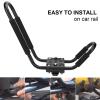 XHTLLO Universal Kayak Rack Carrier with Car Rail Mount, Black Alloy Material, Anti Rust Scratch Proof Pads, Complete Fittings for Easy Installation, Transport of Kayaks, Canoes view 3