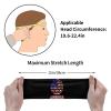 Headband America Bald Eagle Circle Flag Sports Sweatbands for Men Women Workout Athletic Running Yoga Basketball Gym Unisex Hairband Wristbands view 3