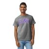Barnesmith City College of New York CCNY Beavers Short Sleeve Adult Unisex T-Shirt, Classic, Charcoal Grey, Large view 2