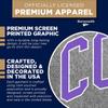 Barnesmith City College of New York CCNY Beavers Short Sleeve Adult Unisex T-Shirt, Classic, Charcoal Grey, Large view 4