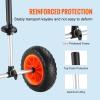 TYMMC Heavy Duty Kayak Cart, 280lbs Load Capacity, Detachable Canoe Trolley Cart with 10'' Solid Tires, Adjustable Width & Top Foam Protection, for Kayaks with Drain Holes of 2.54cm and Above view 4