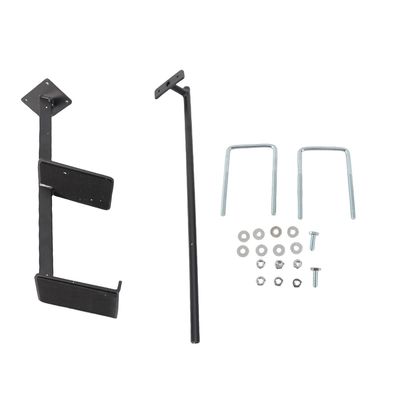 Eujgoov 3 Steps Universal Boat Trailer Step Stainless Steel Trailer Step for The Tongue with Handle
