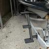 Eujgoov 3 Steps Universal Boat Trailer Step Stainless Steel Trailer Step for The Tongue with Handle view 4