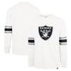 47 Men's White Las Vegas Raiders Gridiron Premier Brex Long Sleeve T-Shirt view 1