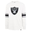 47 Men's White Las Vegas Raiders Gridiron Premier Brex Long Sleeve T-Shirt view 2