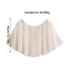 Women's Lace Shawl Wraps for Evening Dress Sequin Beaded Wedding Bridal Cape 1920s Flapper Cover Up view 2