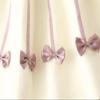 Little Girls Knit Sweater Dress Bowknot Print Winter Sweater Dress Long Sleeve Crew Neck Princess (B, 3-4 Years) view 3
