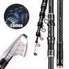 GTOFYU Telescopic Fishing Rod Carbon Fiber Travel Surf Fishing Rod Spinning Power Throwing Surfcasting Baitcasting Rod (2.7M/9Ft) view 3