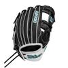 Wilson 2024 Fastpitch Classics Series A2000 H12SS 12 Infield Fastpitch Glove - Right Hand Throw, Black/White/Teal view 2