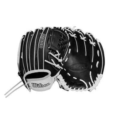 Wilson 2024 Fastpitch Classics Series A2000 P12SS 12 Pitchers Fastpitch Glove - Left Hand Throw, Black/White