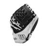 Wilson 2024 Fastpitch Classics Series A2000 P12SS 12 Pitchers Fastpitch Glove - Left Hand Throw, Black/White view 4