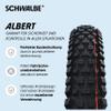 Schwalbe Albert Bicycle Tyres - 27.5 x 2.5 Inches, 63-584 - Bicycle Tyre for E MTB & Mountain Bike with Radial Technology - Trail Pro Design view 2