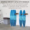 MyGift Vertical Surfboard Rack, Set of 2 Surfboard Wall Mount Holds 8 Boards, Wooden SUP Wake Longboard Holder view 3