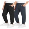 Quad Seven Boys Sweatpants - 2 Pack Fleece Active Boys Joggers and Cargo Pants - Performance Athletic Pants (Size 4-18), Size 4, Charcoal/Black view 1