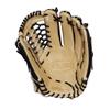 Wilson 2024 Fastpitch Classics Series A2000 T125SS 12.5 Outfield Fastpitch Glove - Left Hand Throw, Black/Blonde view 3