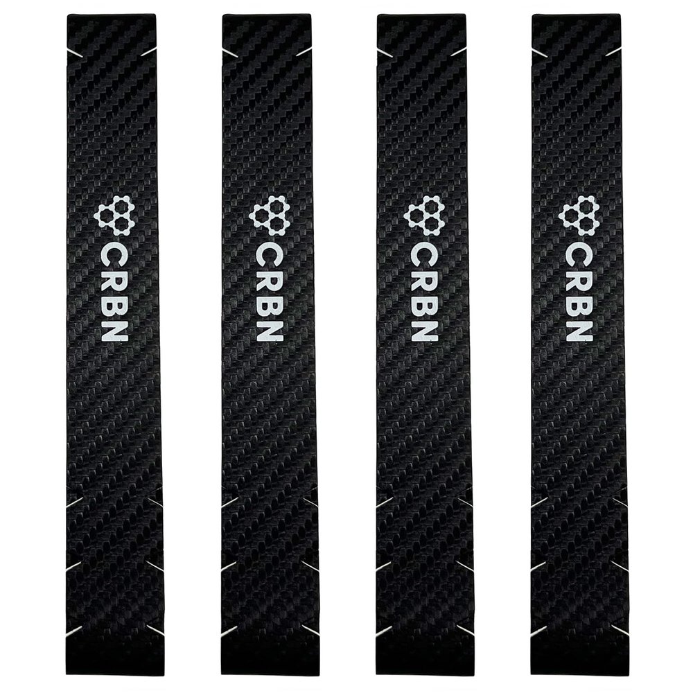 CRBN Pickleball - Edge Guard Tape - Protective Pickleball Paddle Edge Tape - Black 12-14mm 4 Pack