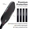 CRBN Pickleball - Edge Guard Tape - Protective Pickleball Paddle Edge Tape - Black 12-14mm 4 Pack view 2