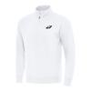 Antigua Men's White Philadelphia Eagles Victory Quarter-Zip Pullover Top view 1
