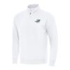 Antigua Men's White Miami Dolphins Victory Quarter-Zip Pullover Top view 1