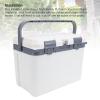 Insulated Portable Cooler, 15L Capacity Ultra Light Ice Chest Box Camping Cooler with Ice Retention, Heavy Duty Handle, Outdoor Hard Cooler for Camping, Tailgating, Beach, Picnic view 4