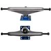 Moose Old School 80's Skateboard Complete 30" Black with Hollow 7.0 Silver/Blue Trucks, 58mm Blue Wheels view 3