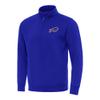 Antigua Men's Royal Buffalo Bills Victory Quarter-Zip Pullover Top view 1