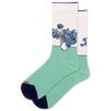 HOTSOX Women's Irises Crew Sock 1 Pair Pack, Cream, Women's Shoe Size 4-10 view 1