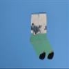 HOTSOX Women's Irises Crew Sock 1 Pair Pack, Cream, Women's Shoe Size 4-10 view 3
