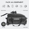 Mangrove Bowling Ball Bag 3 Ball Roller with Separate Shoe Compartment, Deluxe 3 Ball Bowling Bag with Wheels, Rolling Triple-Ball Bag w/Accessory Pocket & Retractable Handle Extends to 40 view 2