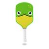 PaddleOn Pickleball Paddles | USAPA Approved Paddle | T700 Carbon Fiber Surface | Propropylene Honeycomb Core | Non-Slip Cushion Grip | Single Paddle | High Grit & Spin | Fun Design (Frog) view 1