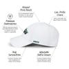 FOCO New York Jets NFL Primary Logo Casual Cap - White view 3