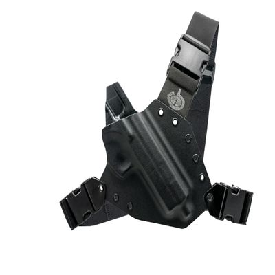 Kenai Chest Holster for a CZ - Black (Model - 75 P01, Left)