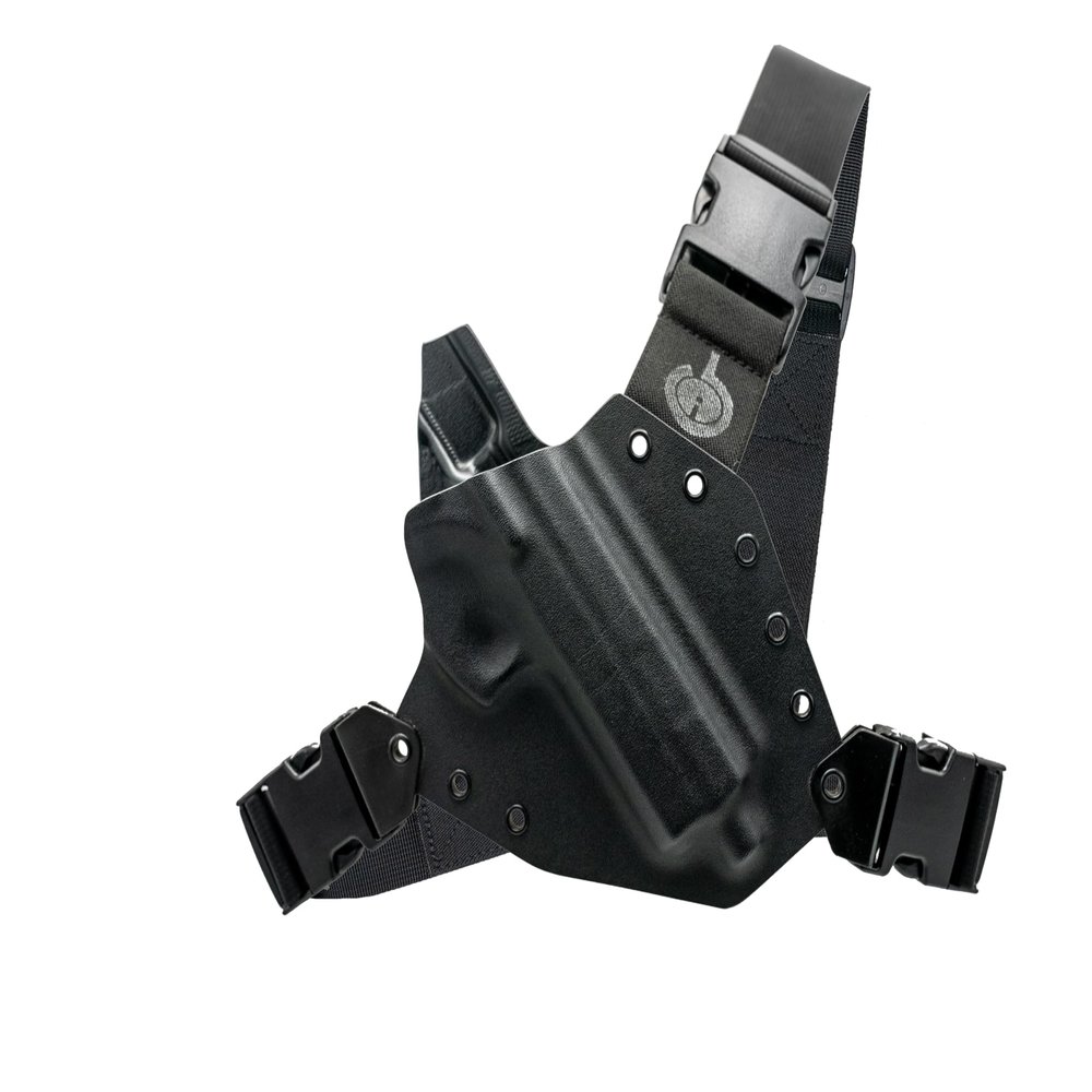 Kenai Chest Holster for a CZ - Black (Model - 75 P01, Left)