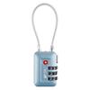 TSA Accepted Luggage Travel Lock, Set-Your-Own Combination Lock for School Gym Locker, Luggage Suitcase Baggage Locks, Filing Cabinets, Toolbox, Case (Arctic Blue, 1 Pack) view 1