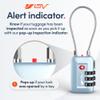 TSA Accepted Luggage Travel Lock, Set-Your-Own Combination Lock for School Gym Locker, Luggage Suitcase Baggage Locks, Filing Cabinets, Toolbox, Case (Arctic Blue, 1 Pack) view 4