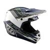 Troy Lee Designs SE4 Helmet for Motocross MX Youth SE4 POLYACRYLITE Helmet; Block Charcoal/Navy MD view 2